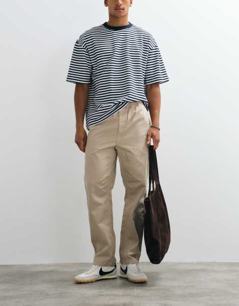 Carhartt WIP Flint regular tapered-fit bukser i beige - view 1