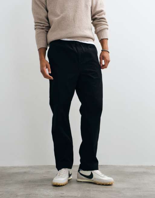 Carhartt WIP Flint regular tapered-fit byxa i svart, 4 av 5