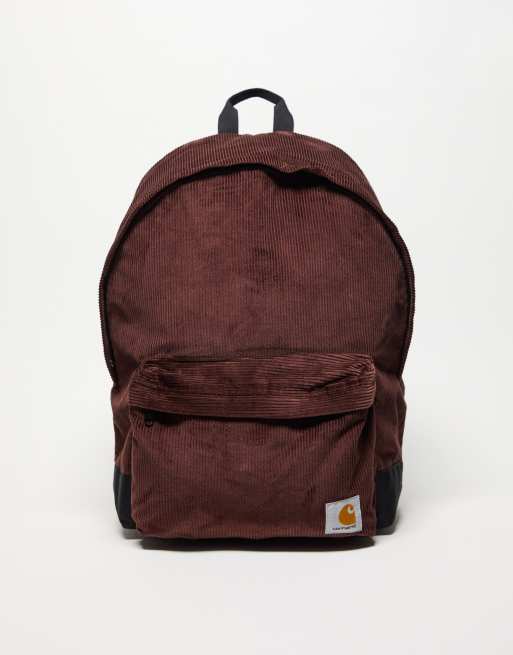 Carhartt WIP - Flint - Rugzak van corduroy in bruin