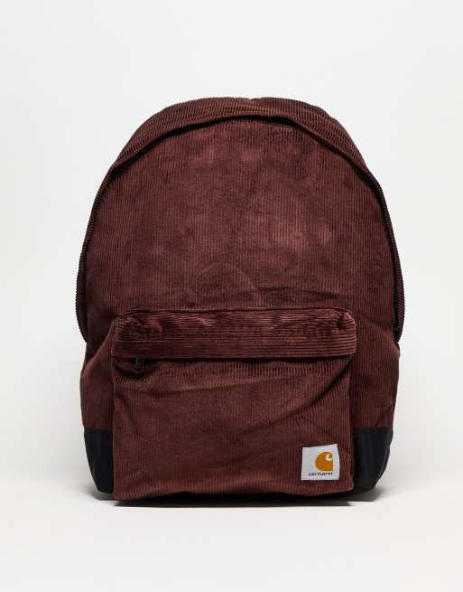 Carhartt WIP - Flint - Sac à dos unisexe en velours côtelé - Marron