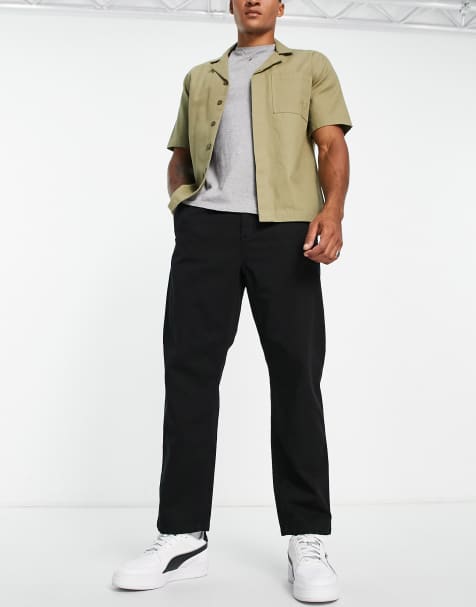 Carhartt WIP – Flint – Svarta byxor - view 1