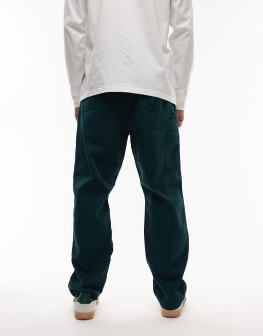 Carhartt WIP - Flint - Tapered bukser i grøn i regular fit, 3 af 5