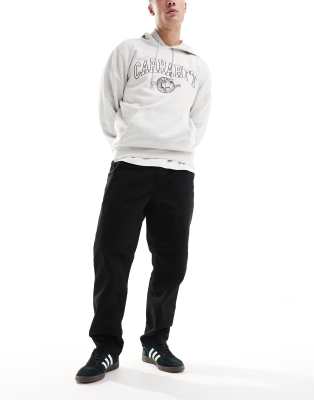 Carhartt WIP - Flint - Tapered bukser i sort i regular fit