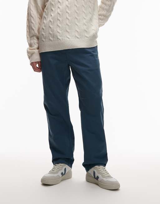 Carhartt WIP - Flint - Toelopende broek in lichtblauw