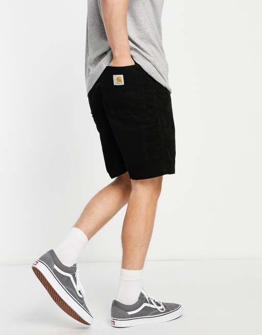 Carhartt WIP – Flint – Zimmermann-Shorts aus Cord in Schwarz, 2 von 4