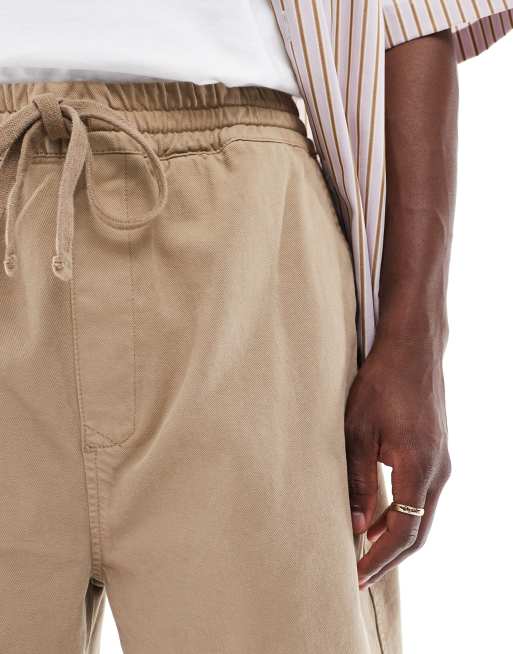 Carhartt WIP - Floyd - Overfarvet beige jorts, 5 af 5
