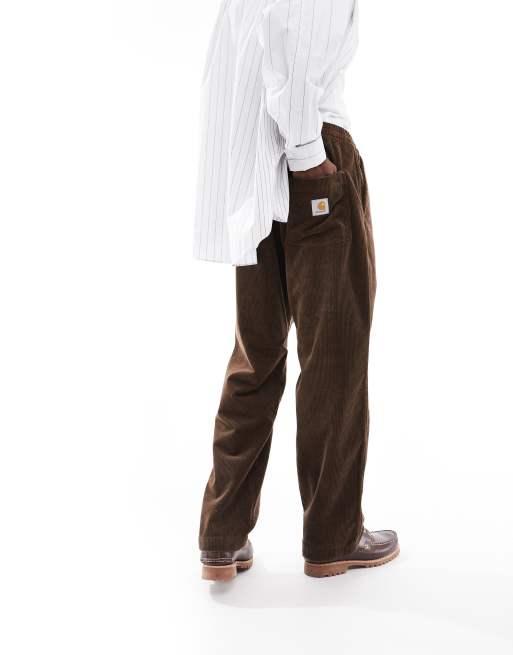 Carhartt WIP - Floyd - Pantalon décontracté en velours côtelé - Marron, 4 de 5