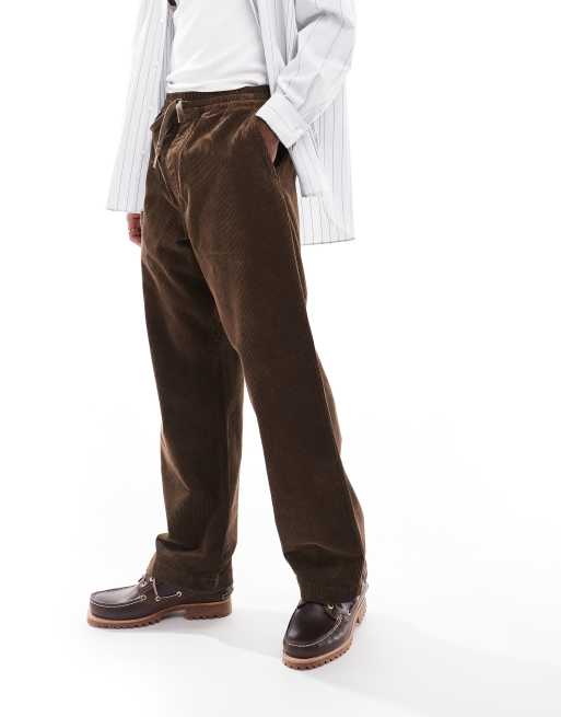 Carhartt WIP – Floyde – Locker geschnittene Cordhose in Braun, 2 von 5