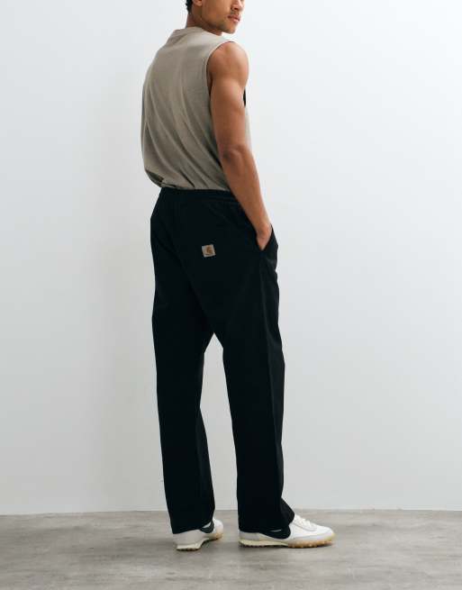 Carhartt WIP – Floyde – Locker geschnittene Hose in Schwarz, 4 von 5