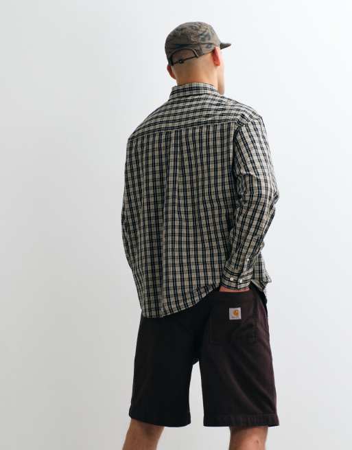 Carhartt WIP Floyde Shorts in Braun mit Relaxed Fit, 4 von 5