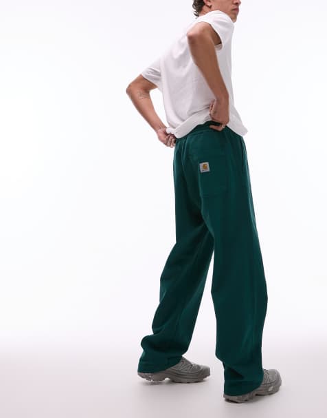Carhartt WIP – Floyde – Zielone spodnie - view 1
