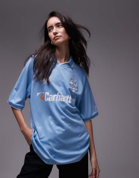 Carhartt WIP Football t-shirt in light blue - view 1