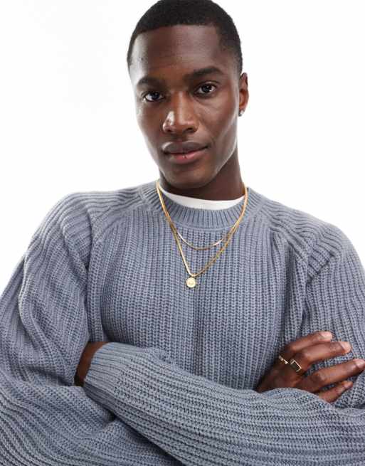 Carhartt WIP Forth knitted jumper in dove grey ASOS