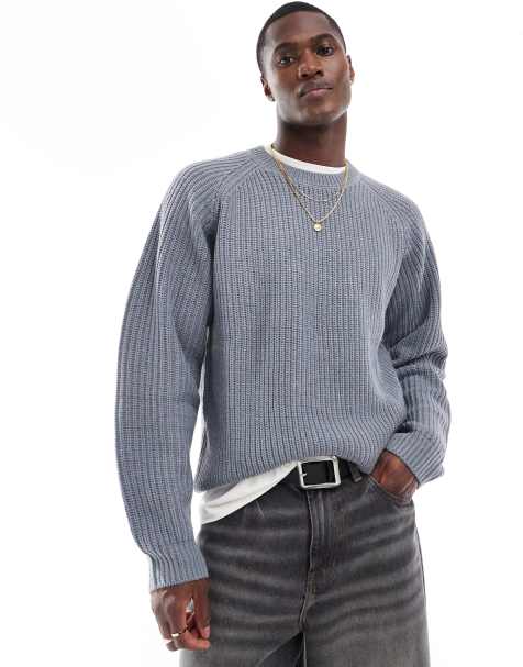 Carhartt WIP - Forth - Pull en maille - Gris tourterelle - view 1