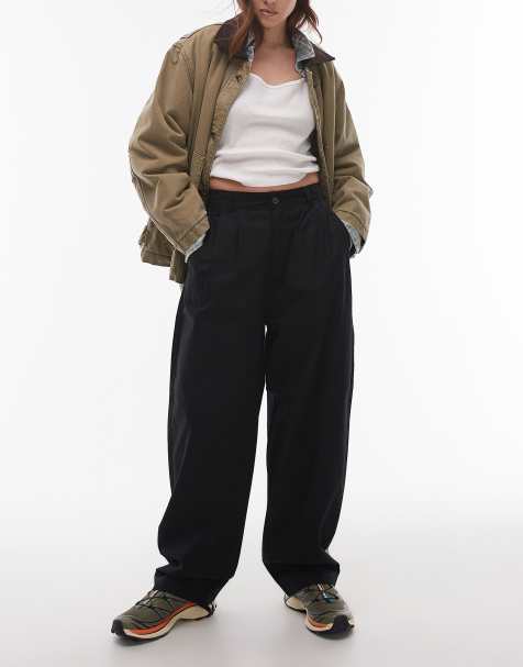 Carhartt WIP - Franky - Skræddersyede bukser i sort i afslappet pasform - view 1