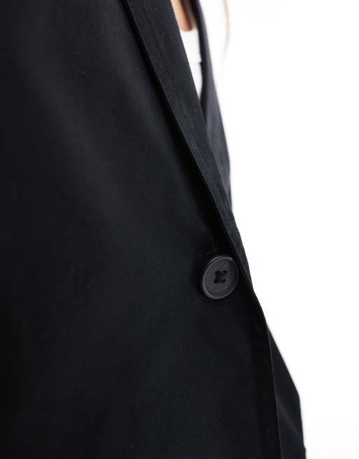 Carhartt WIP – Franky – Svart kavaj med avslappnad passform, 3 av 4