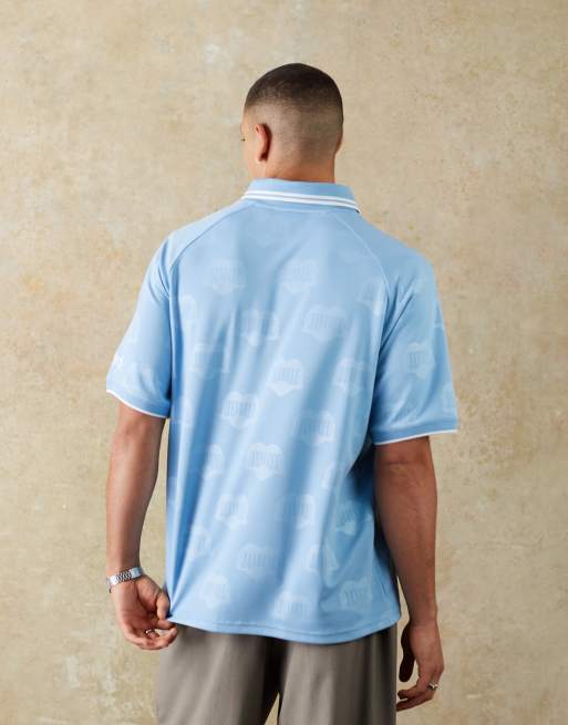Carhartt WIP – Fußball-T-Shirt in Hellblau, 3 von 5