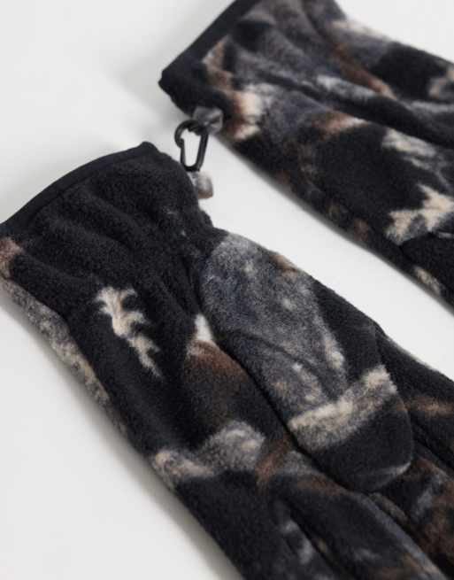 Carhartt WIP gants imprimé camouflage arbre en multi, 3 de 3