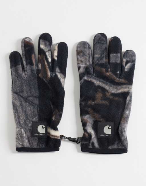 Carhartt WIP gants polaires imprimé camouflage Blevin multicolore, 1 de 3