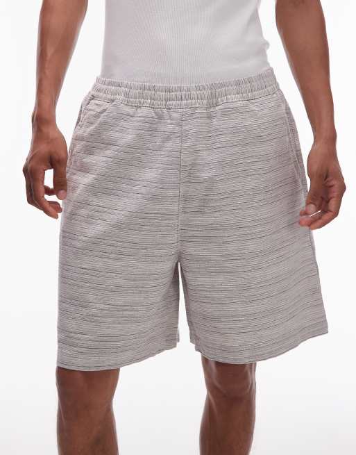 Carhartt WIP - Gellar - Cremehvide shorts med tekstur i afslappet pasform - Del af sæt, 4 af 5