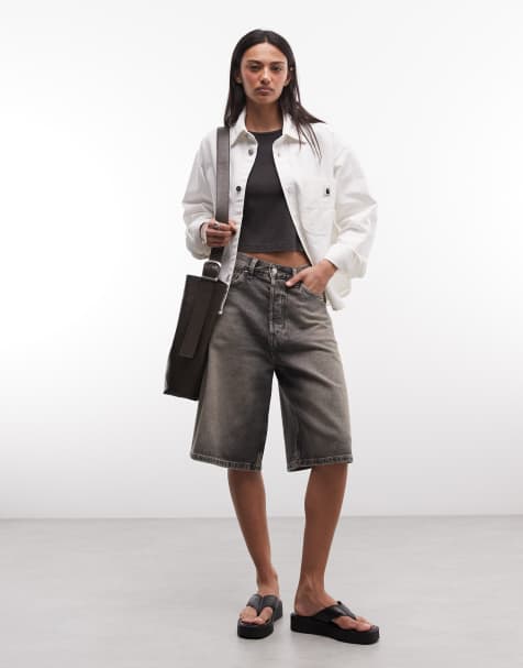Carhartt WIP – Georgia – Vit skjortjacka i denim - view 1