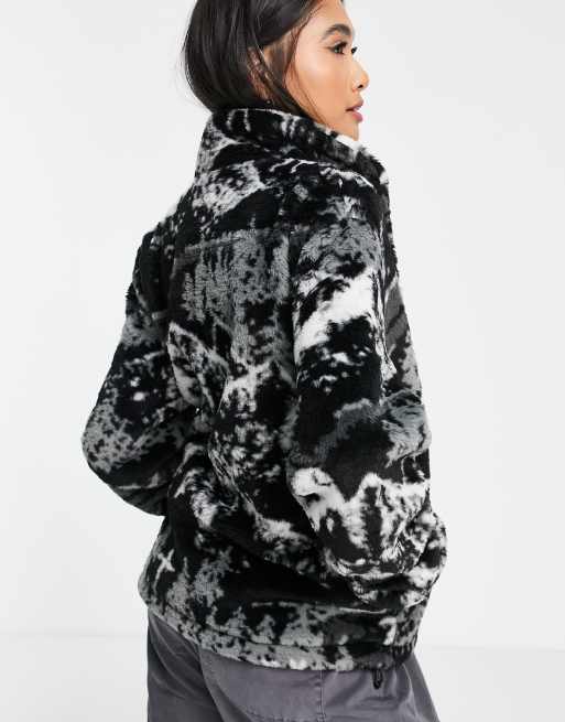 Carhartt WIP - Giacca in pile con cerniera lampo frontale e stampa alpina, 2 di 4