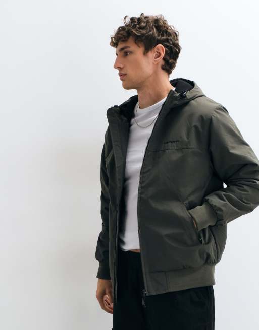 Carhartt WIP giacca Sail con cappuccio e chiusura con zip, color kaki, 4 di 5
