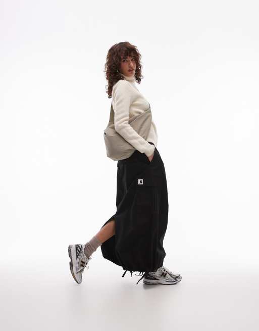 Carhartt WIP - Gonna lunga cargo nera