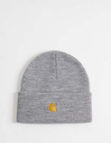 Carhartt WIP - gorro Chase en gris jaspeado - view 1