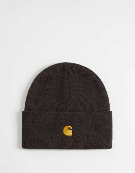 Carhartt WIP - gorro Chase en marrón chocolate oscuro - view 1