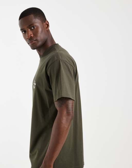 Carhartt WIP gracious t-shirt in khaki, 4 of 5