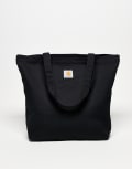 [Carhartt WIP] Carhartt WIP graphic canvas tote bag in black One Size Black