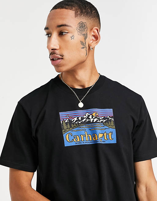 Carhartt WIP great outdoors t-shirt in black