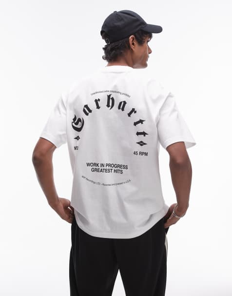 Carhartt WIP – Greatest Hits – Biały T-shirt z krótkim rękawem - view 1