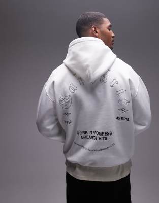 Carhartt WIP greatest hits hoodie in white