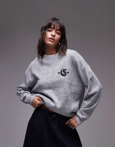 Carhartt WIP Greatest Hits knit jumper in grey - view 1