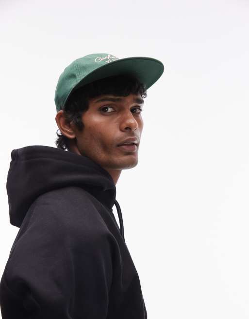 Carhartt WIP - Grøn kasket med signaturlogo, 4 af 4