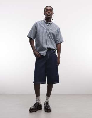 Carhartt WIP - Groff - Chemise à petits carreaux - Bleu