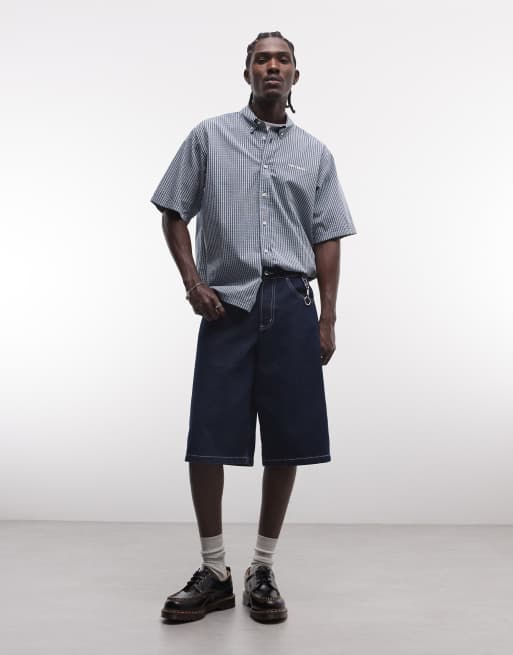 Carhartt WIP – Groff – Hemd mit kleinem Karomuster in Blau, 2 von 5