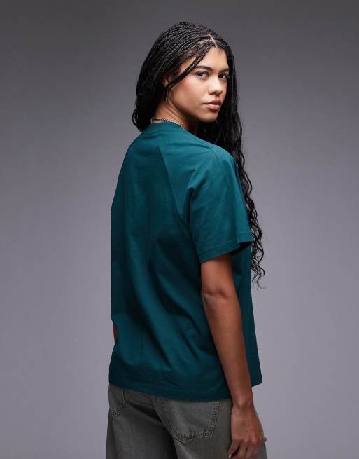 Carhartt WIP – Grön t-shirt med signaturtryck, 3 av 4