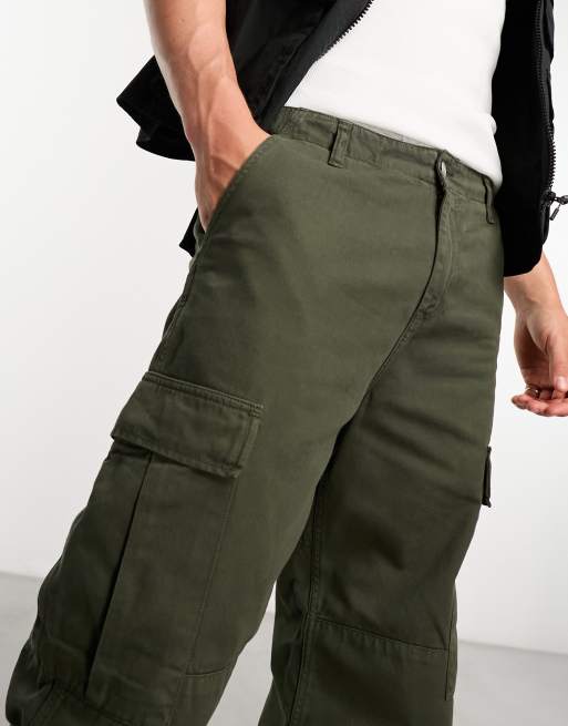 Carhartt WIP – Gröna cargobyxor i regular fit, 3 av 4