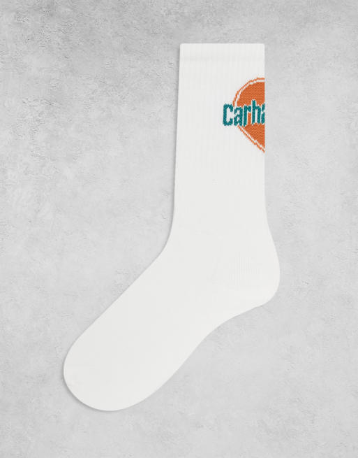 Carhartt WIP - Growth - Sokken met logo in wit
