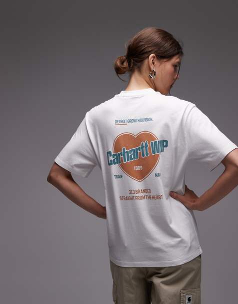 Carhartt WIP - Growth - T-shirt met motief op de achterkant in wit - view 1