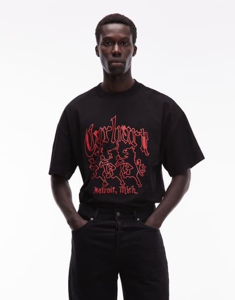 Carhartt WIP hackwork boxy fit t-shirt in black