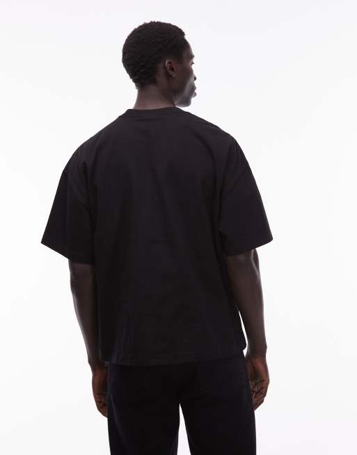 Carhartt WIP - Hackwork - T-shirt met lange rechte pasvorm in zwart, 3 van 5