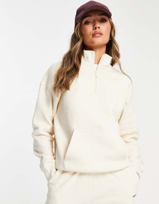 Front zip clearance sweatshirt