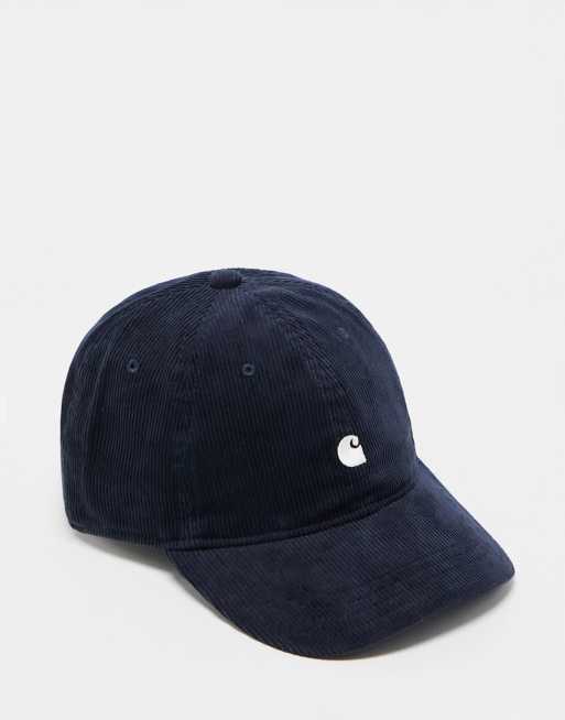 Carhartt WIP - Harlem - Cappellino in velluto a coste, colore blu navy