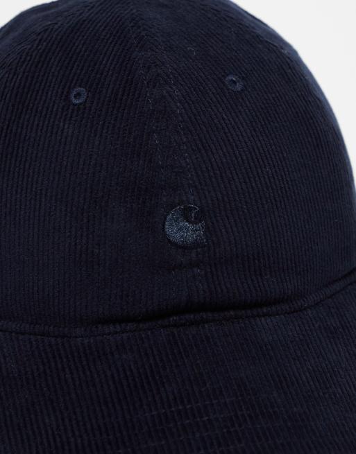 Carhartt WIP - Harlem - Cappellino in velluto a coste, colore blu navy, 4 di 4
