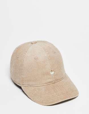 Carhartt WIP - Harlem - Casquette en velours côtelé - Beige-Neutre