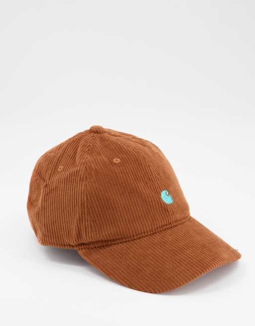 Carhartt WIP harlem cord cap in brown ASOS